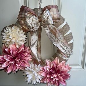 Spring Summer Fall Front Door 14 Inches Wreath